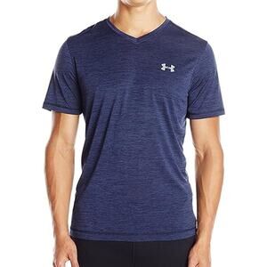 Under Armour Blue Heat Gear Loose Fit T-Shirt Men's Size Medium